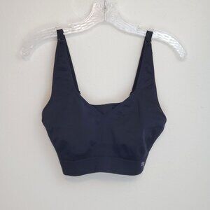 Puma black convertible strap sports bra